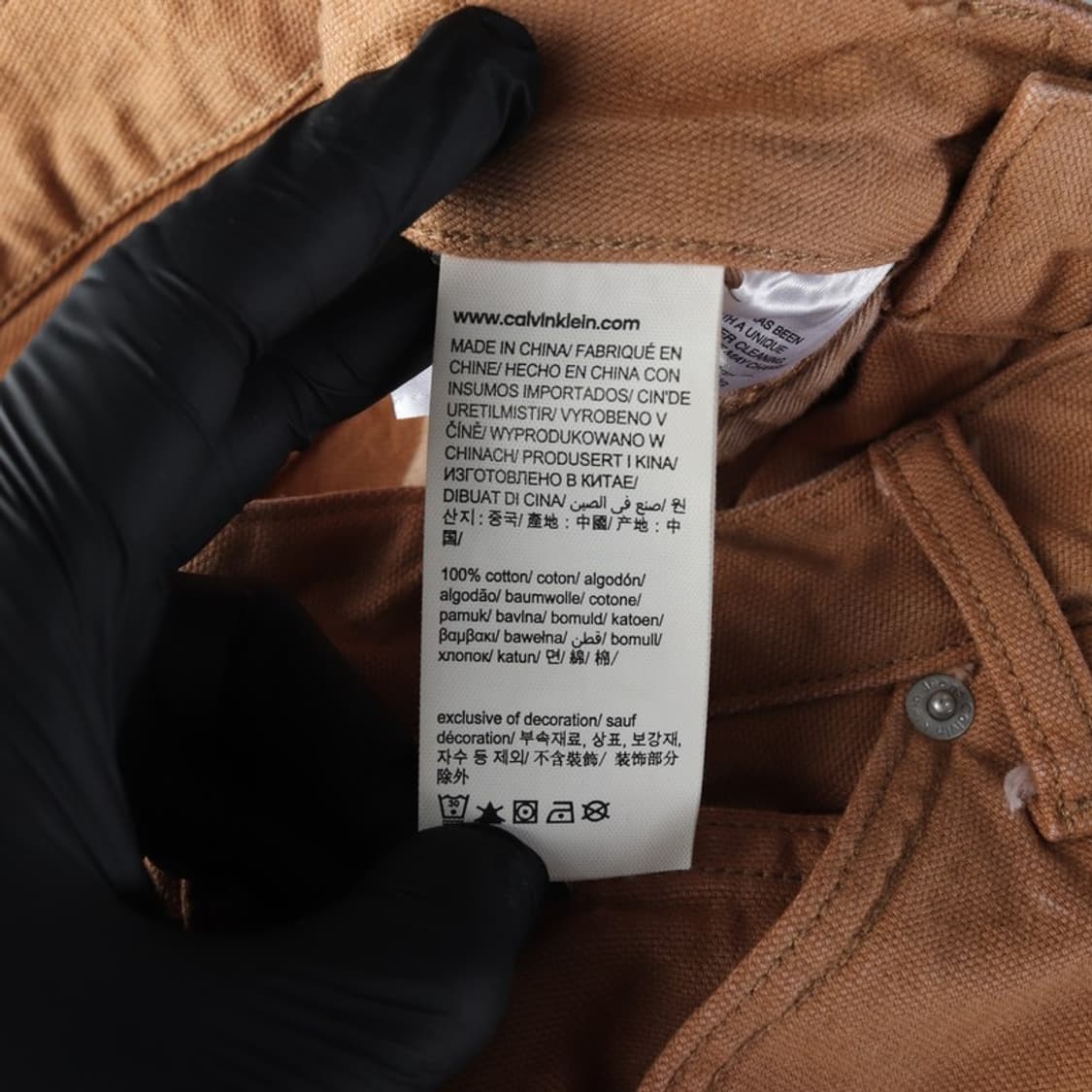 캘빈클라인 진 빈티지 브라운 스트레이트 카고 팬츠 25 상품이미지6