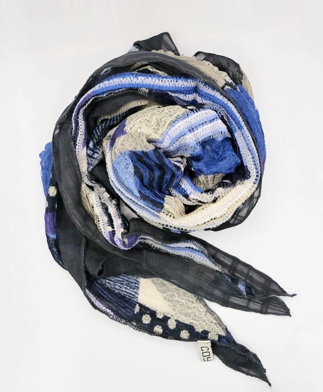 코이세이오 프리뷰 스카프 블루 상품이미지1