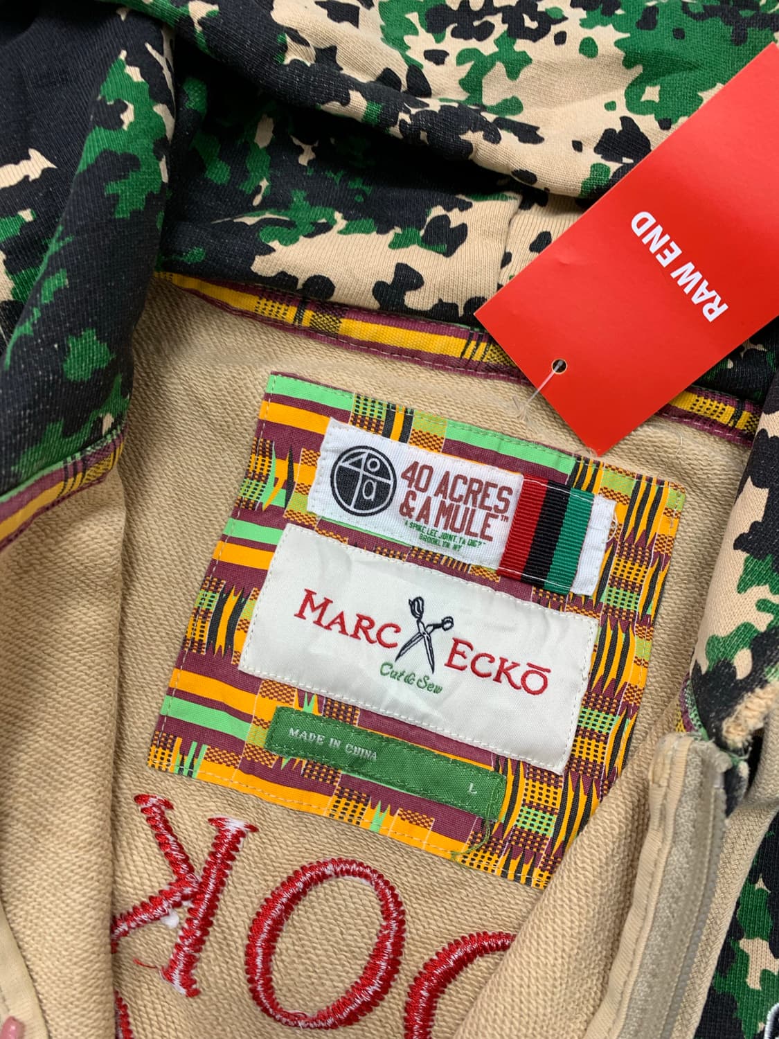 Marc ecko 카모 패턴 후드집업 #136 상품이미지5