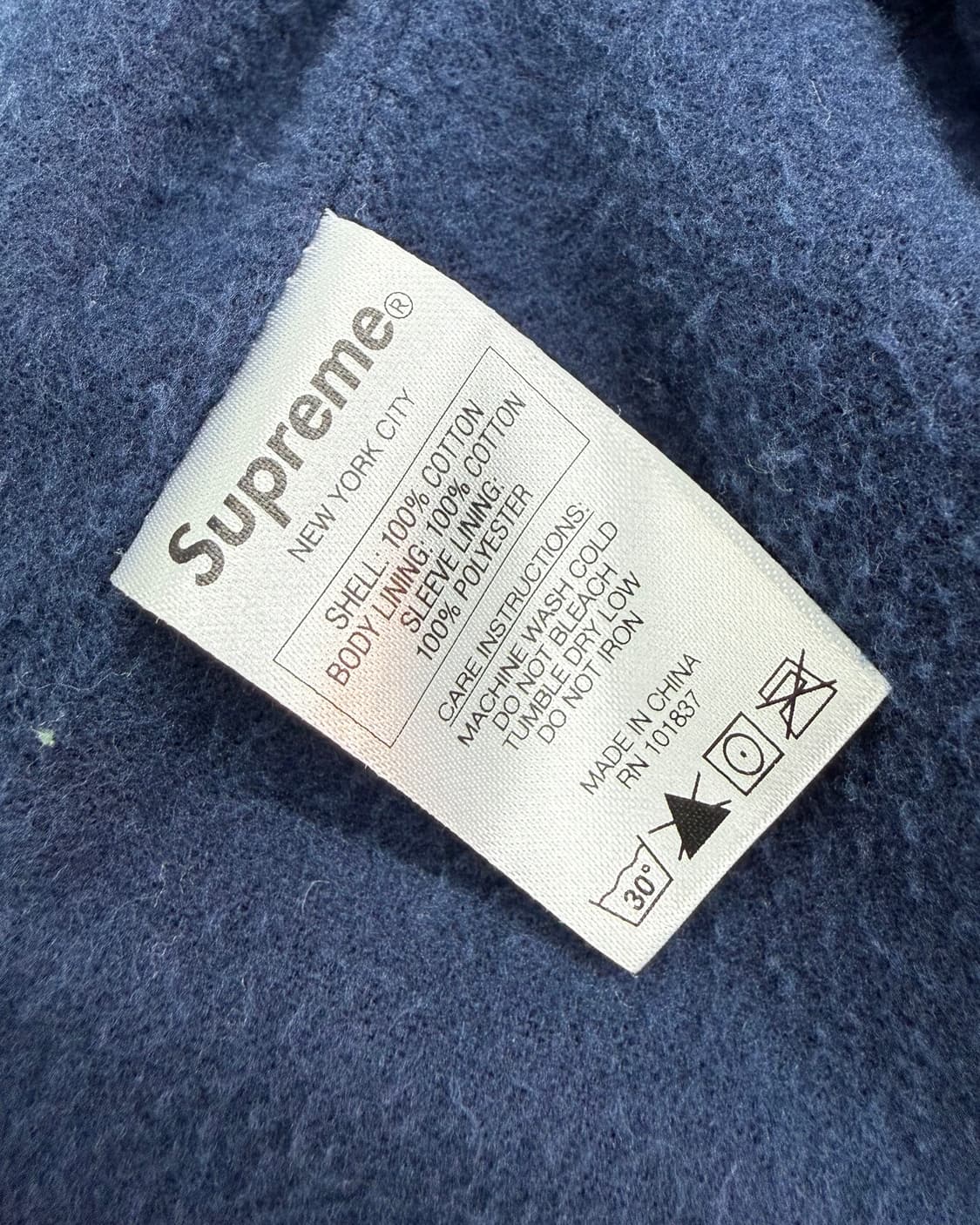 슈프림 엠브로이더리 데님 바시티 자켓 상품이미지9