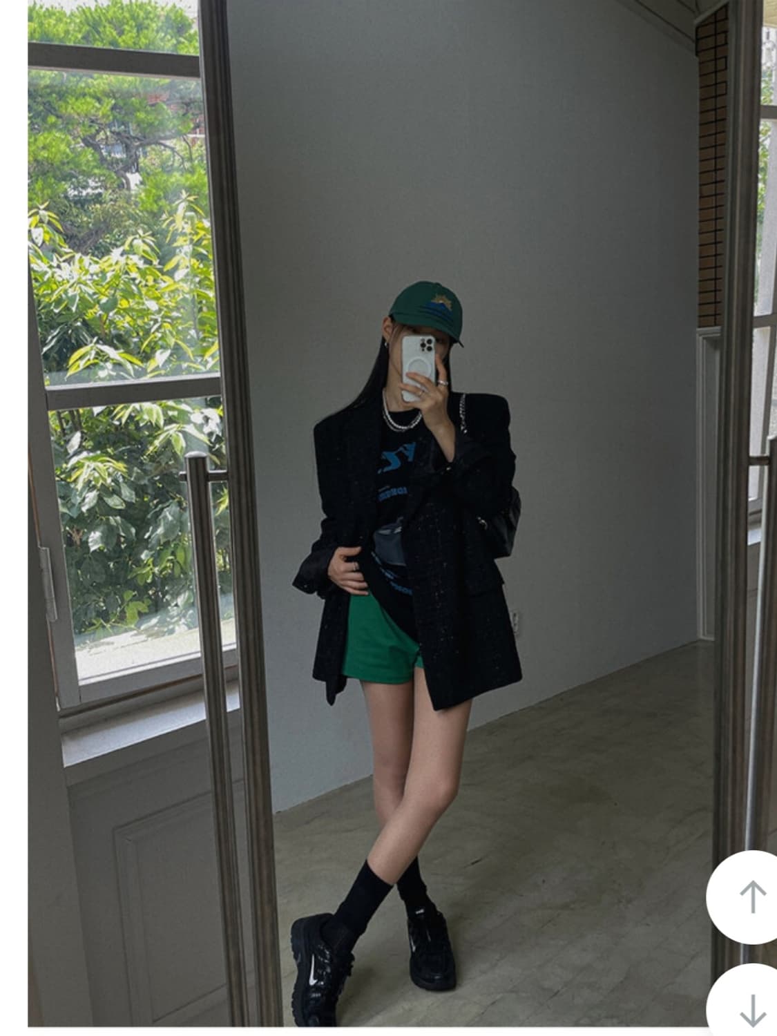 룩넌 비티 트위드 박시 자켓 상품이미지6