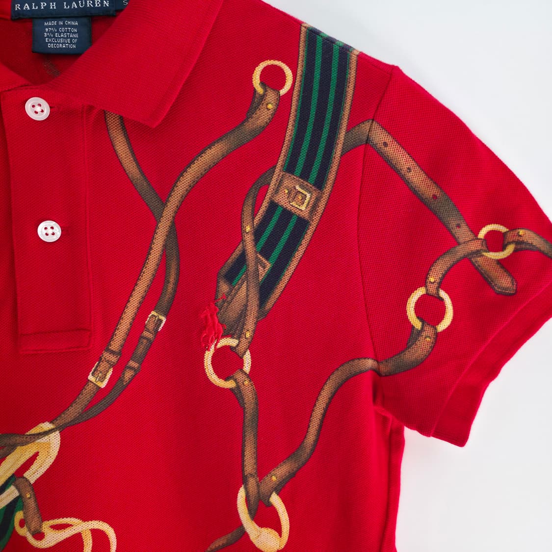 [S]폴로  랄프로렌 레드 카라티 상품이미지4