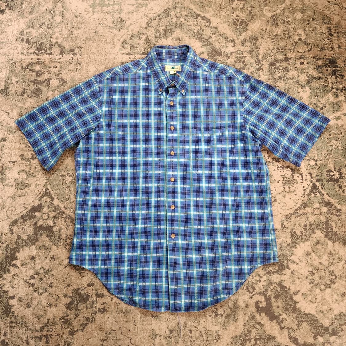 90s 제작 USA L.L.BEAN 반팔셔츠 상품이미지2