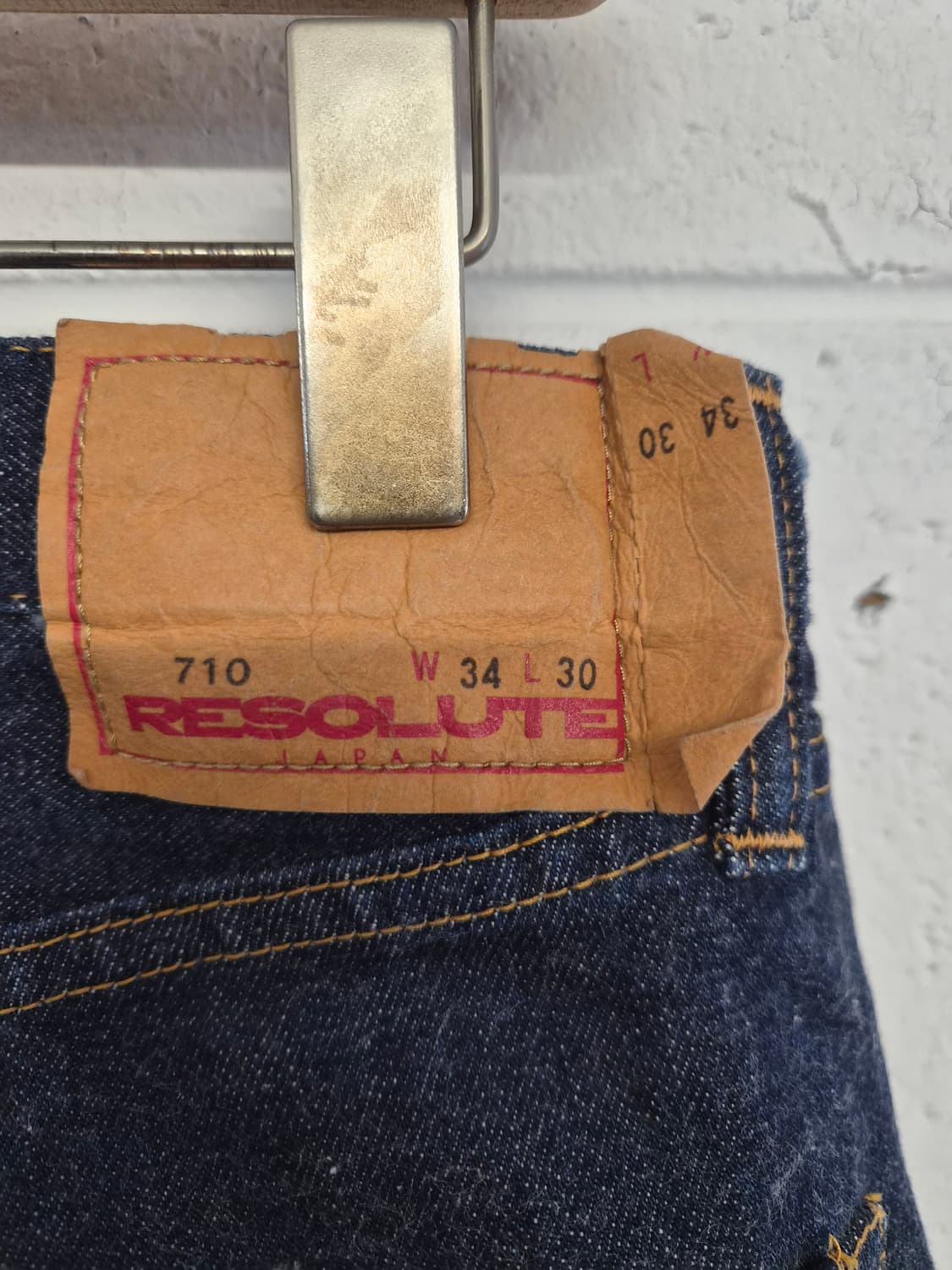 34) 레졸루트 710 샐비지 인디고 데님 팝니다 상품이미지8