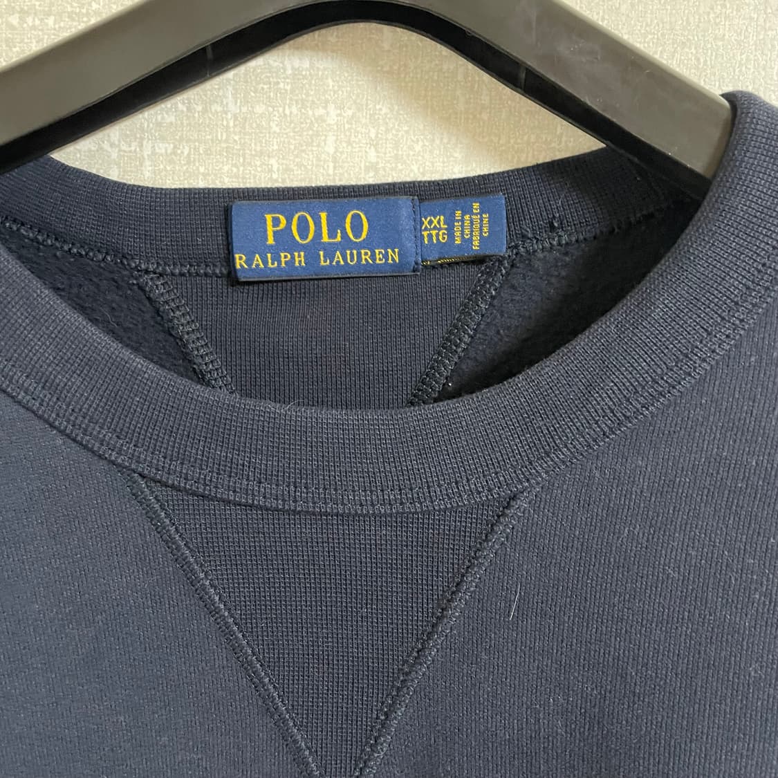 폴로 랄프로렌 오버사이즈 맨투맨 / 네이비, 2XL 상품이미지3