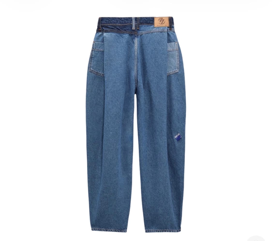 [34] 자라 x 아더에러 배럴 레그 진 블루 상품이미지2