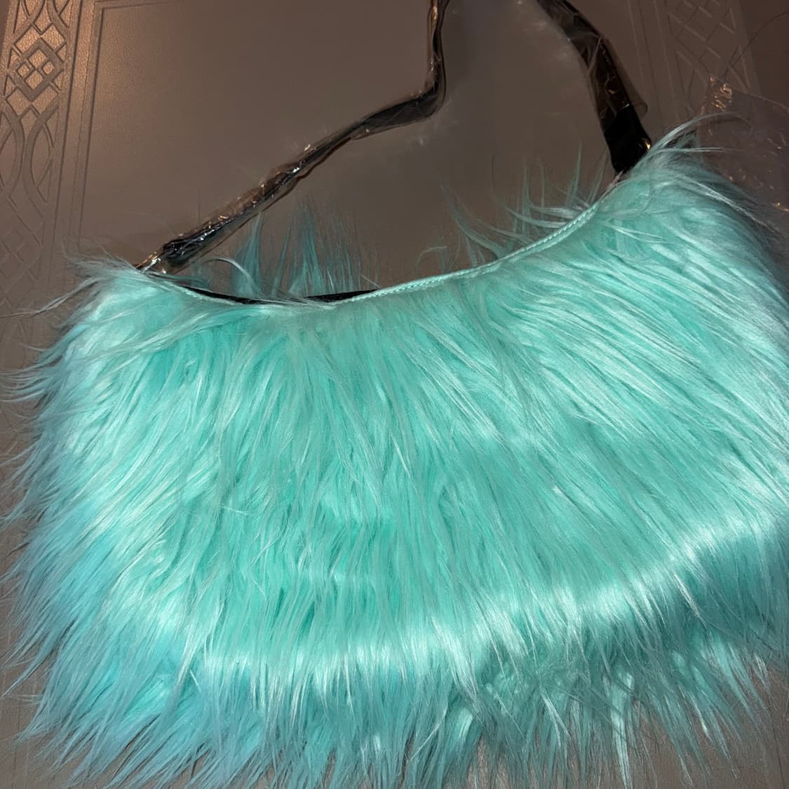 히스테릭 글래머 퍼 백 블루 상품이미지5