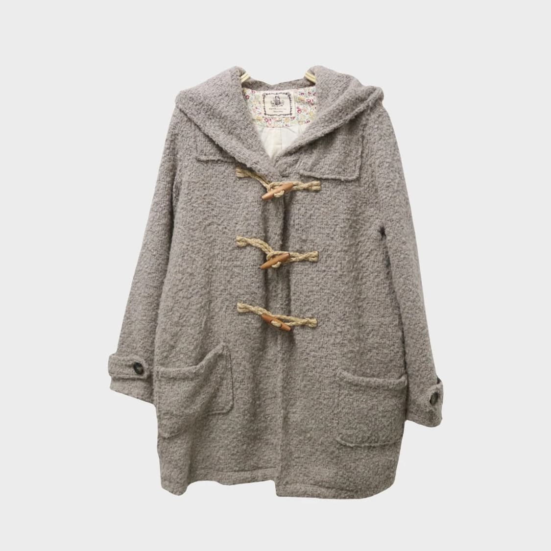 얼스 뮤직 뽀글이 울 혼방 떡볶이 코트 62174 상품이미지1