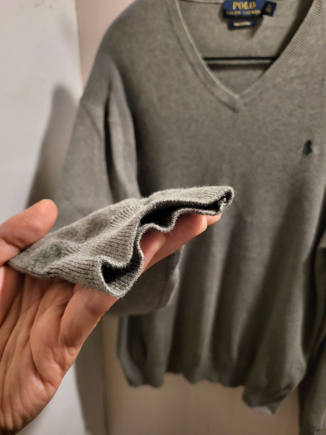 폴로 랄프로렌 정품 브이넥 니트 상품이미지3