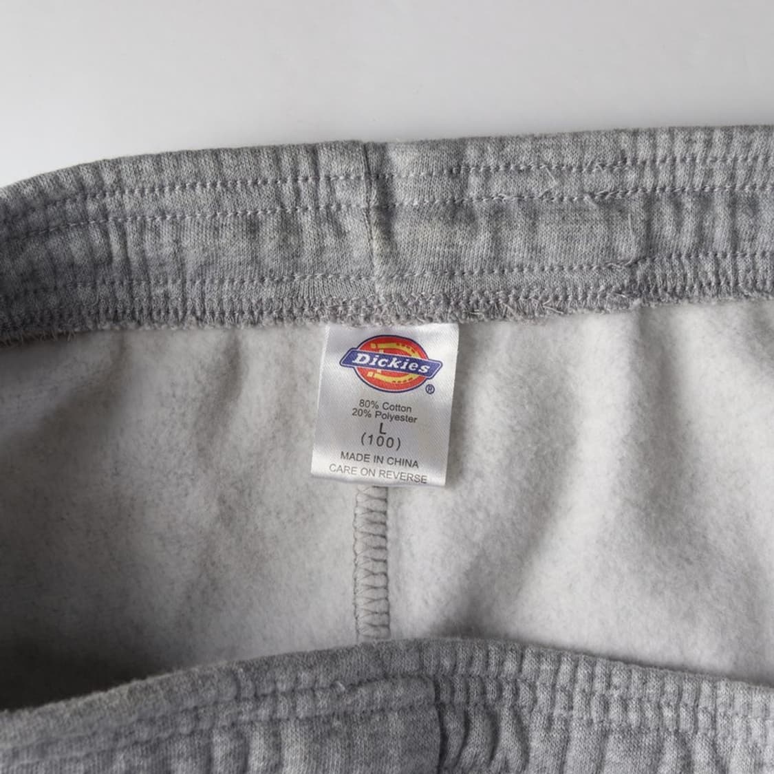 디키즈 로고 포인트 기모 조거 팬츠 그레이 L 상품이미지6
