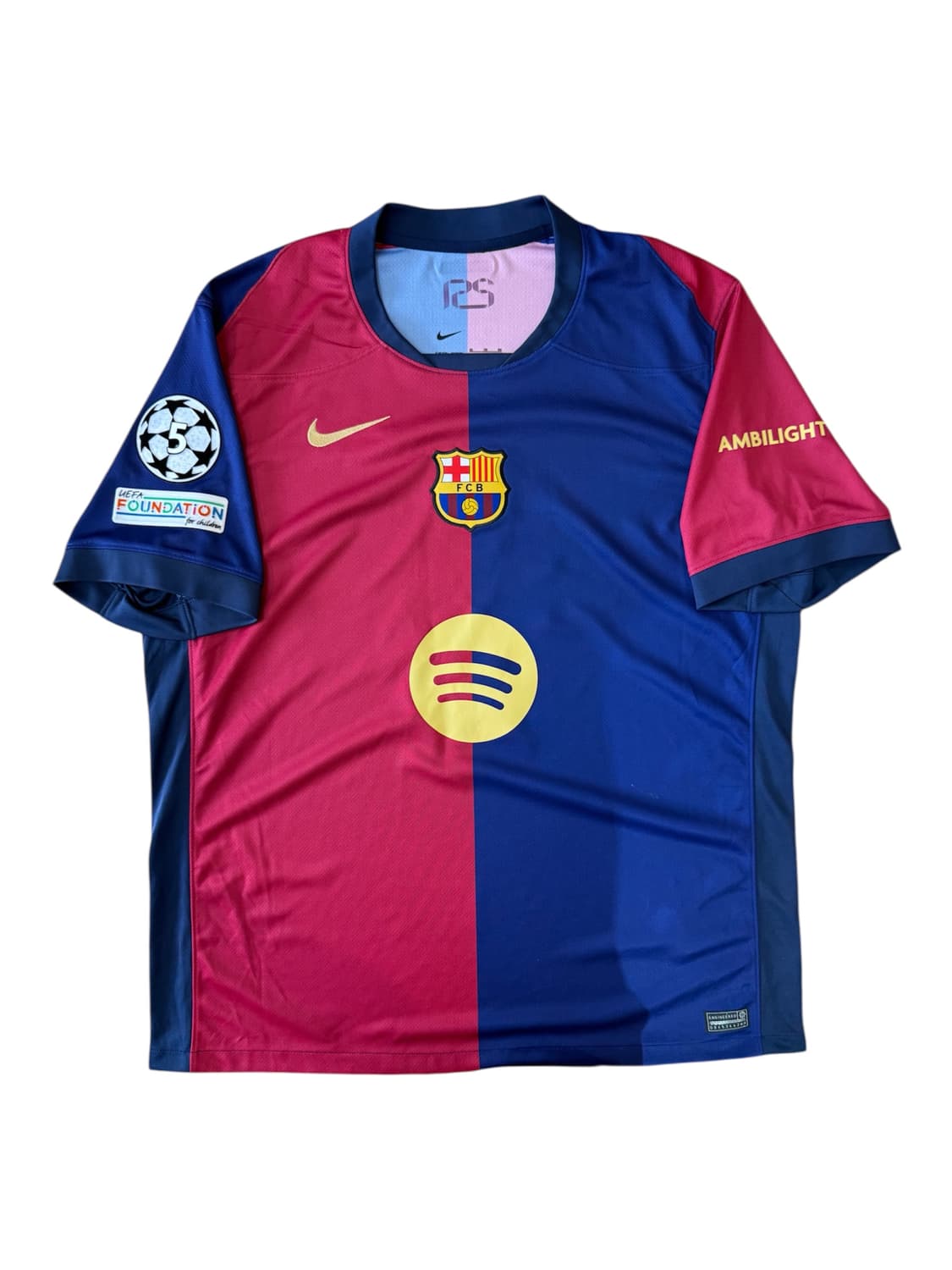 [해외XL]24-25 바르셀로나 홈 레반도프스키 유니폼 상품이미지2