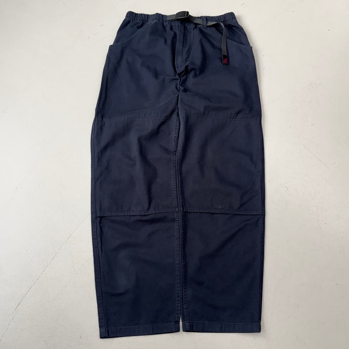 그라미치 더블니 코튼 벨티드 팬츠 상품이미지2