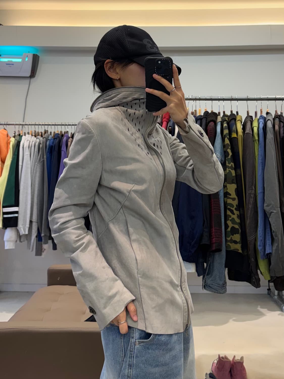 ISACC SELLAM 아이작 세럼 레더 후드 자켓 상품이미지8