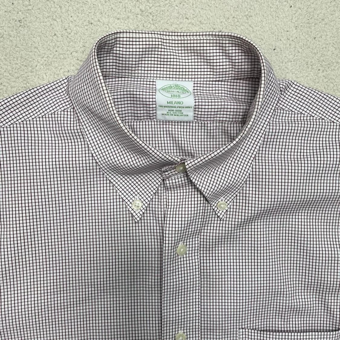 BROOKS BROTHERS 체크 셔츠 16 1/2 상품이미지2