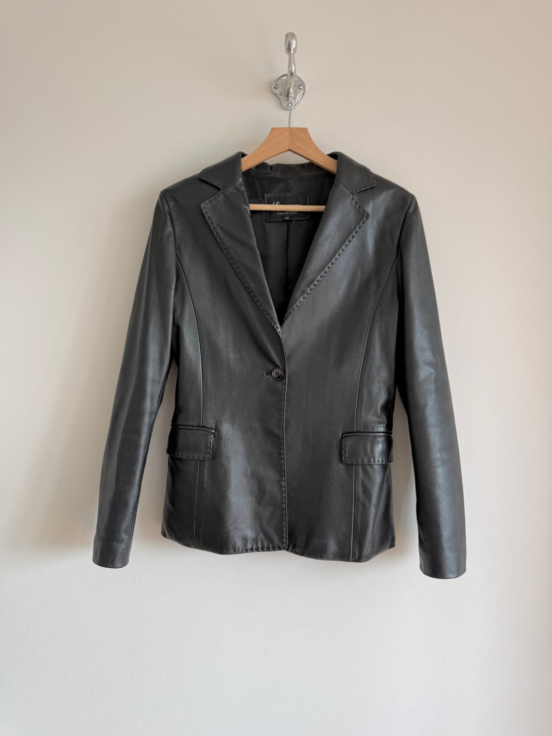 Pre owned 램스킨 레더 자켓 상품이미지1