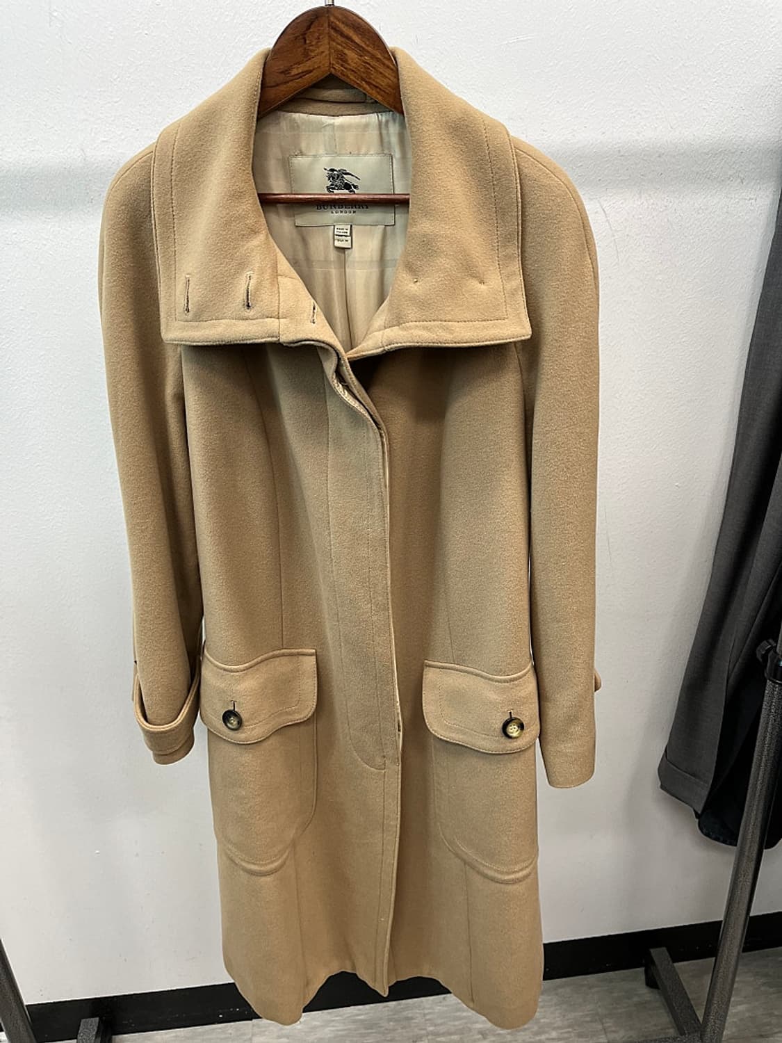 여) 버버리 카멜 캐시미어 코트 상품이미지3