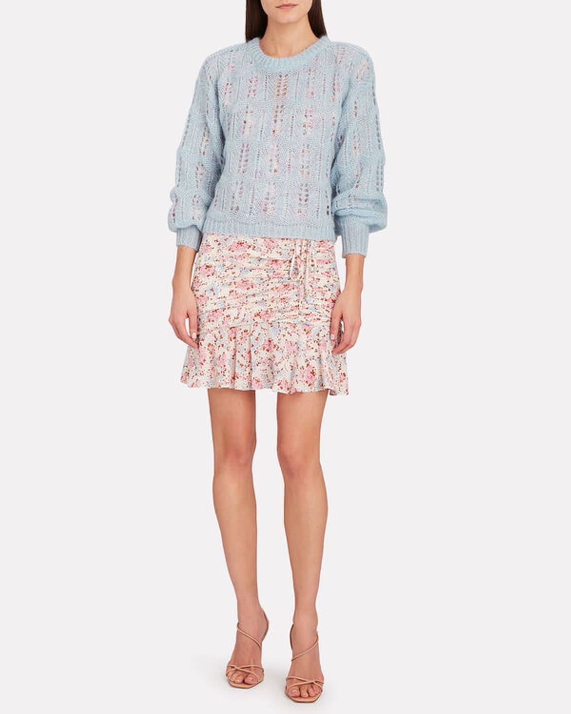 Love shack fancy 러브 쉑 팬시 백 타이 모헤어 니트  상품이미지3