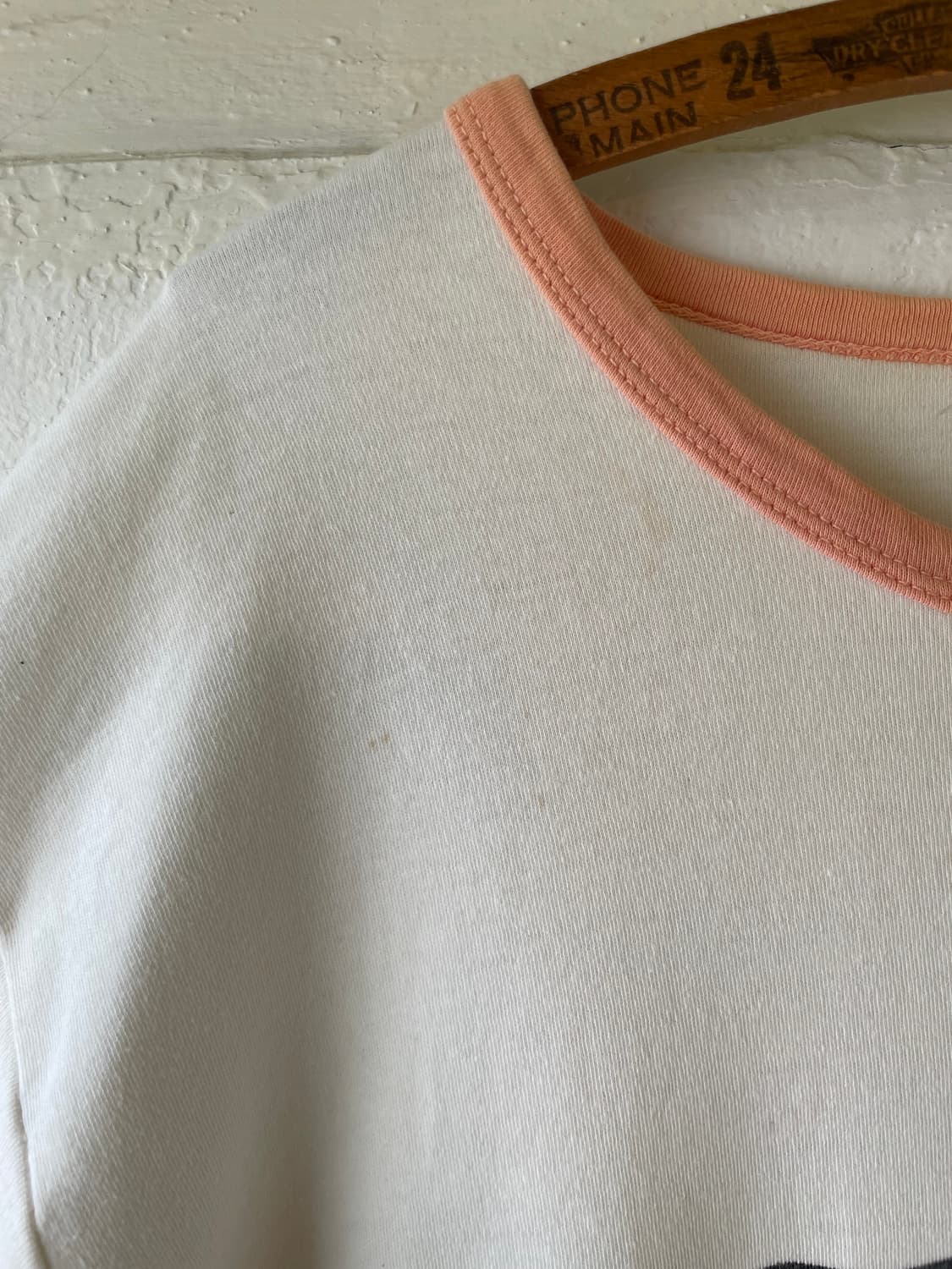 1980-90's Vintage MELAQUE Ringer T-shirt 상품이미지5