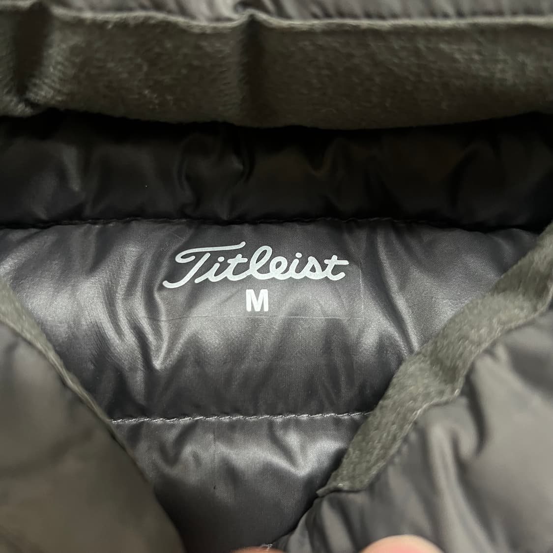 타이틀리스트 여성 덕다운 스탠드넥 경량패딩 점퍼 [차콜] M/95 상품이미지6