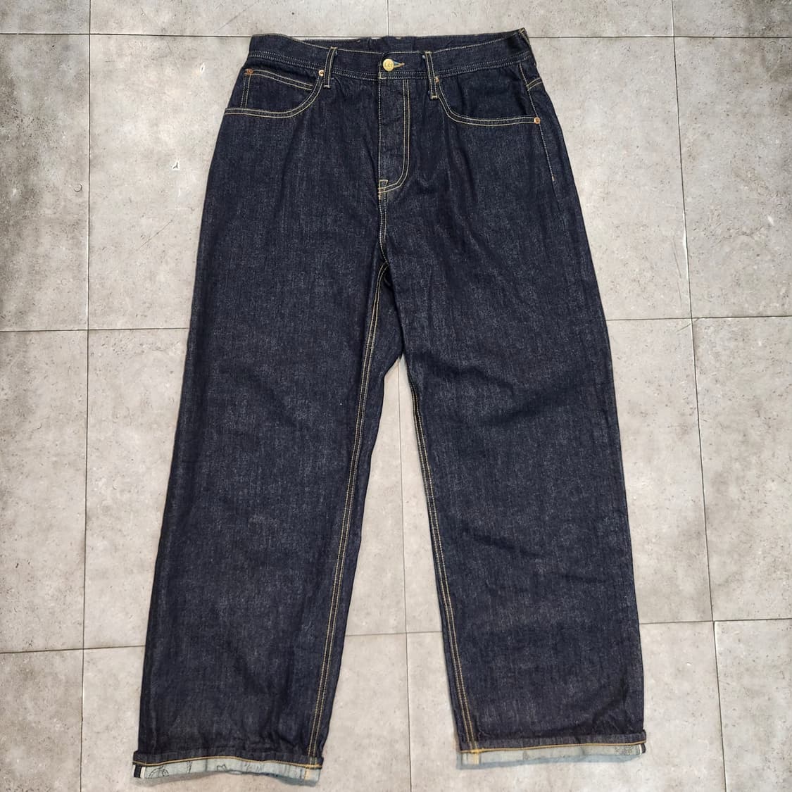 Disney × Lee 생지 데님 팬츠 (34) 상품이미지1