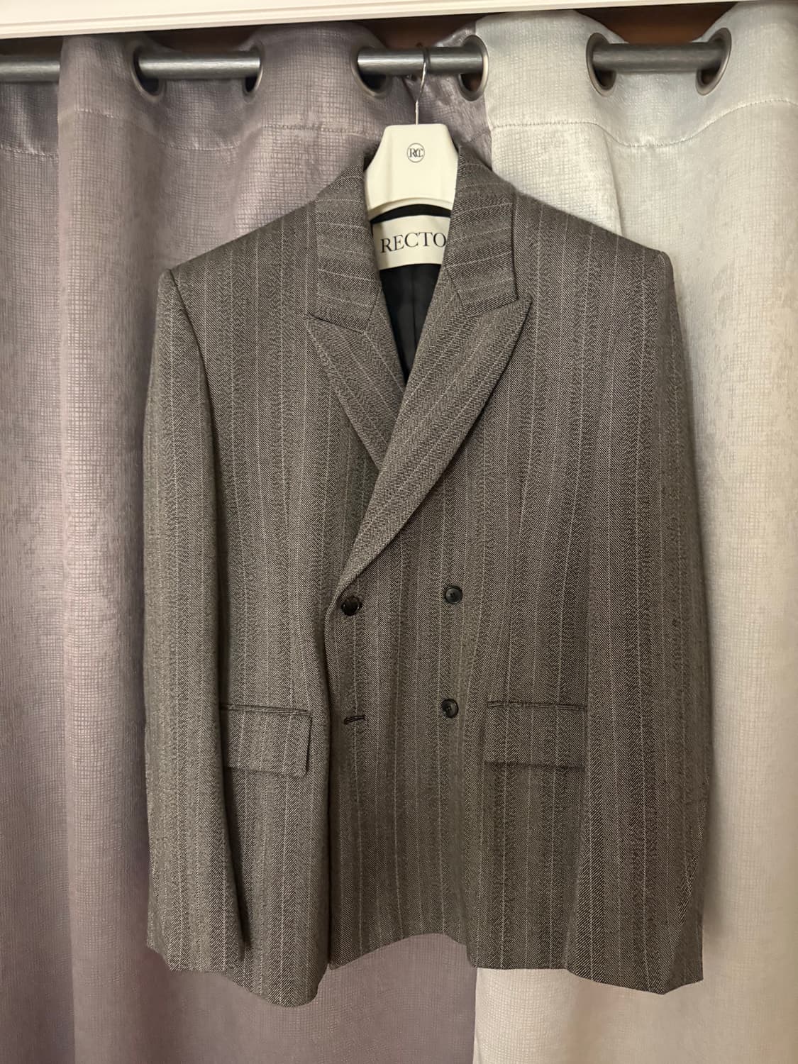 렉토 헤링본 블레이저 m 상품이미지2