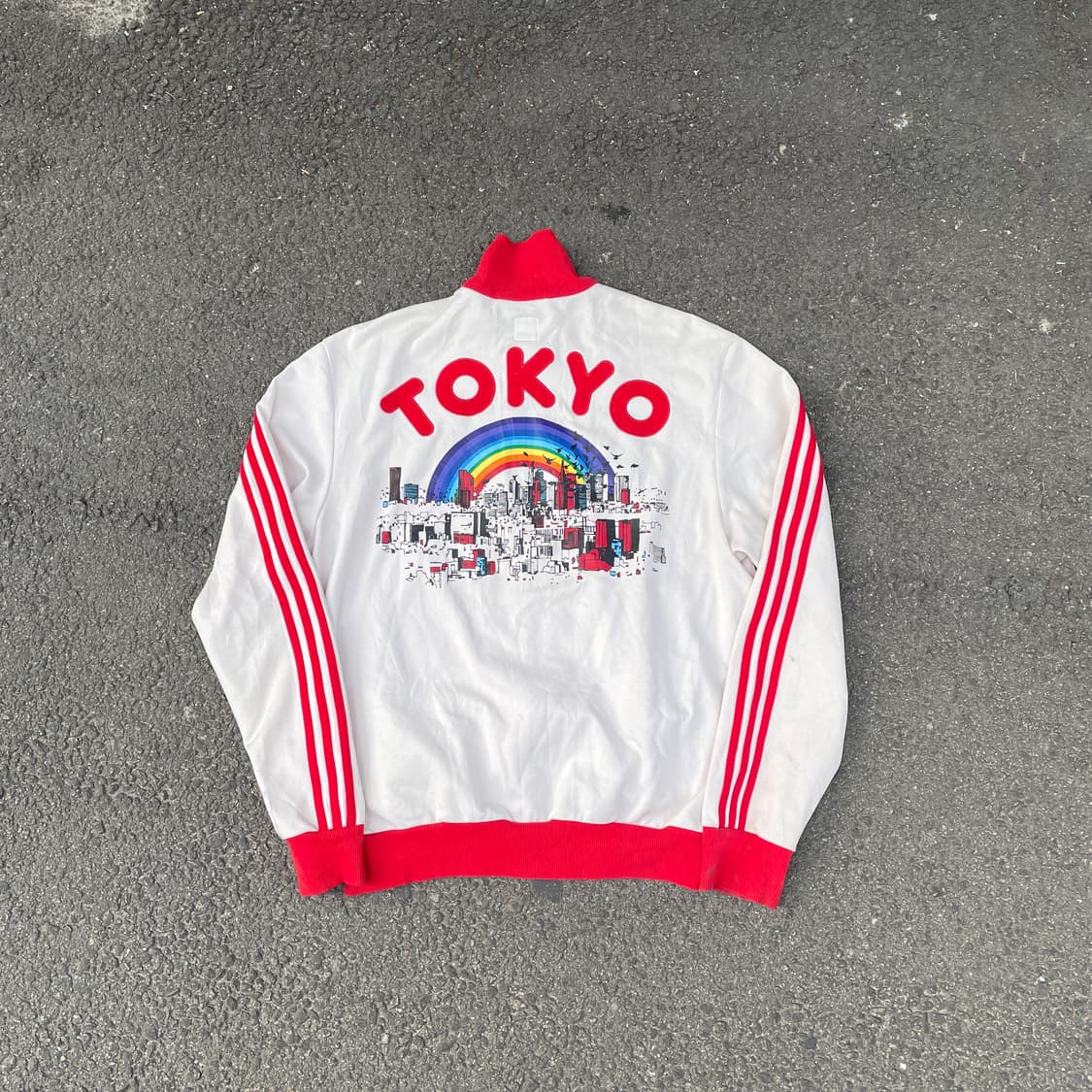 급매 00s 아디다스 도쿄 대대장 화이트 져지 L 상품이미지4