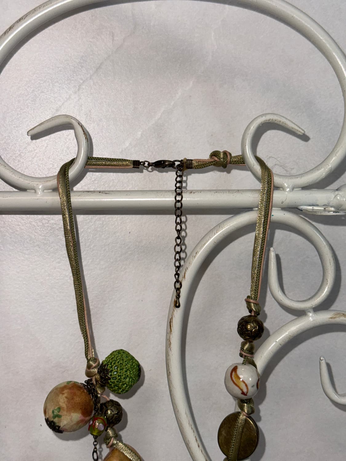 Green fairy beads flower necklace 상품이미지7