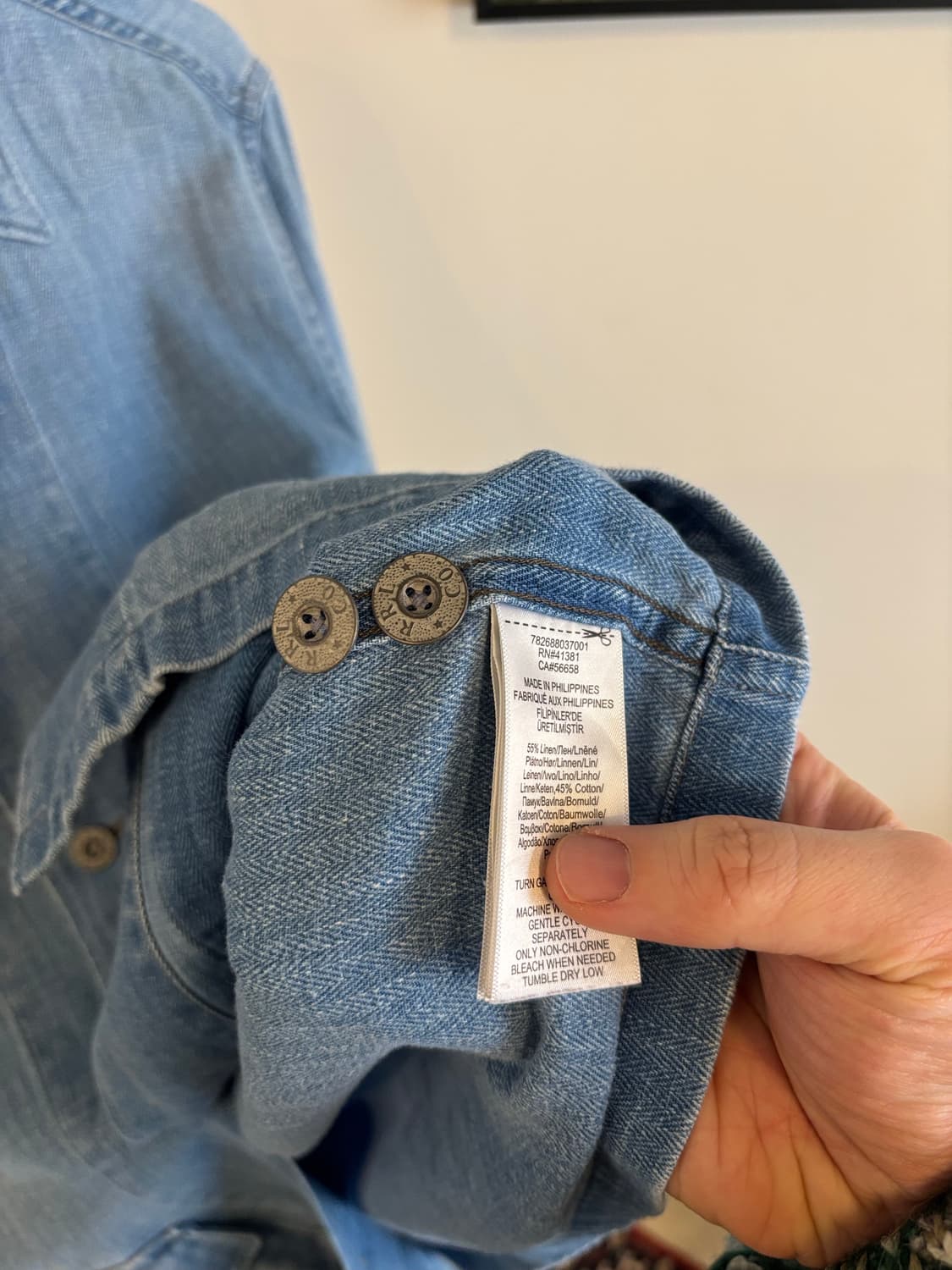 폴로 RRL 더블알엘 데님 초어자켓 상품이미지4