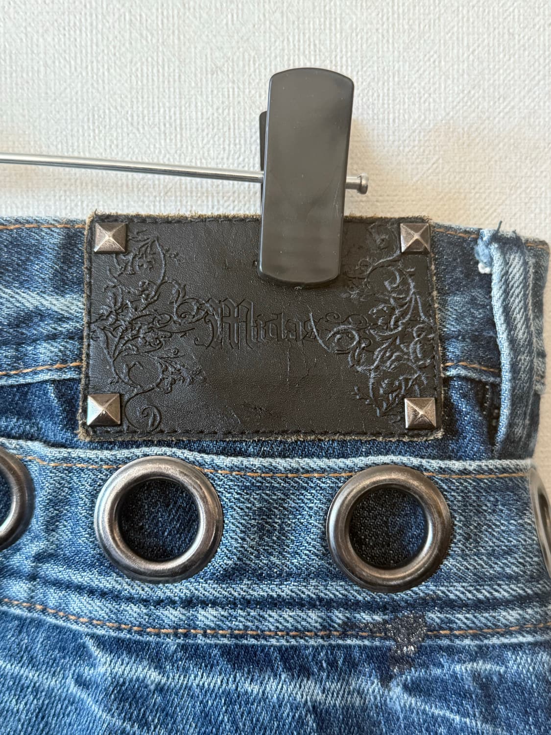 Midas double weist lace-up jeans  상품이미지5