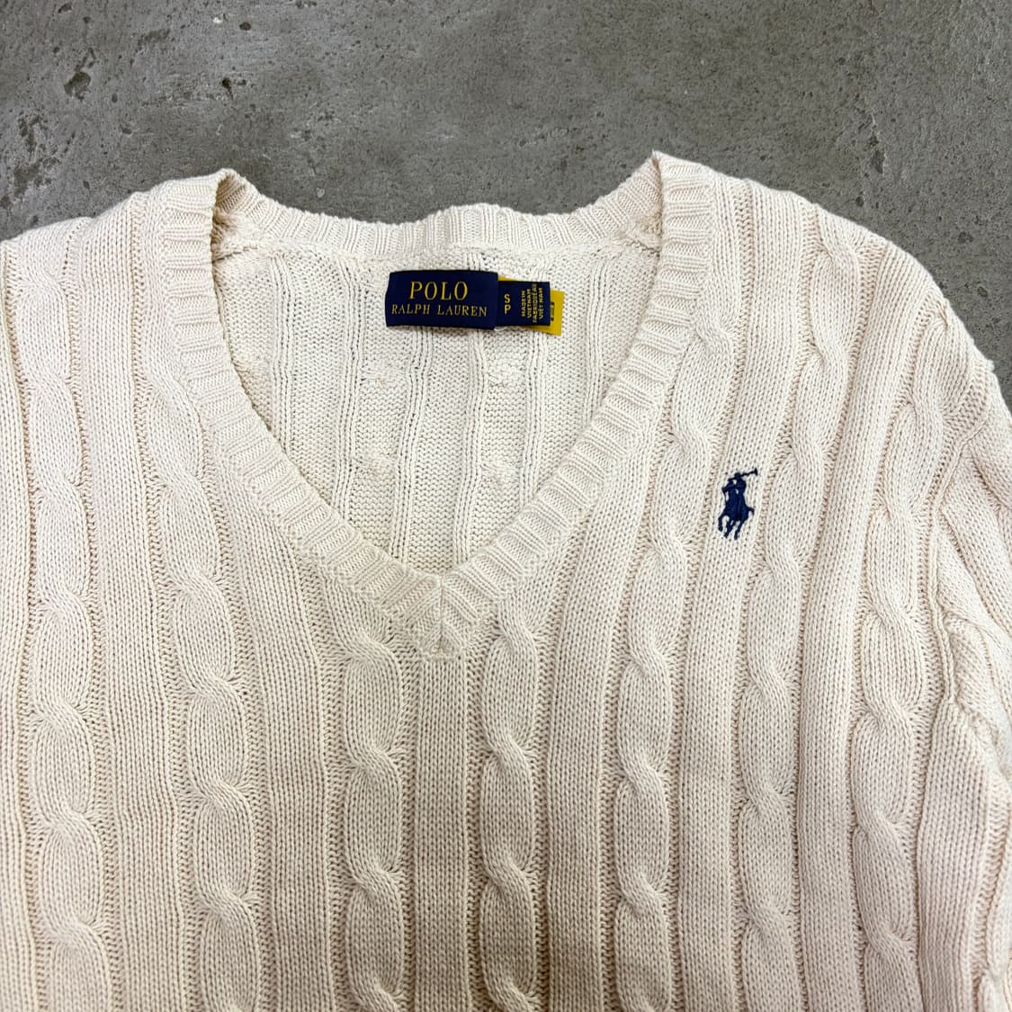 폴로 브이넥 니트[2298] 상품이미지4