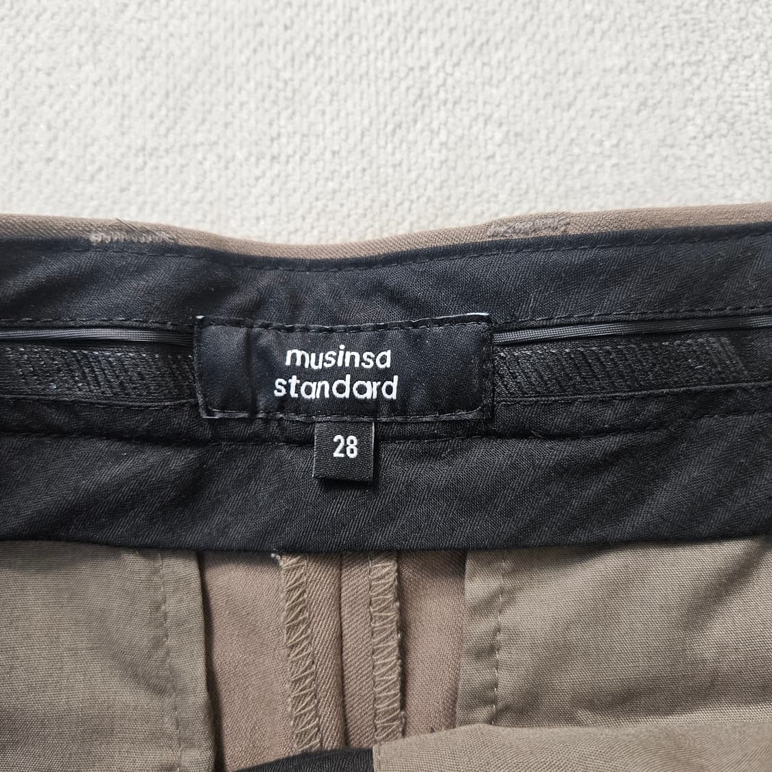 28 무신사스탠다드 핀턱 와이드 슬랙스 0330Y 상품이미지3