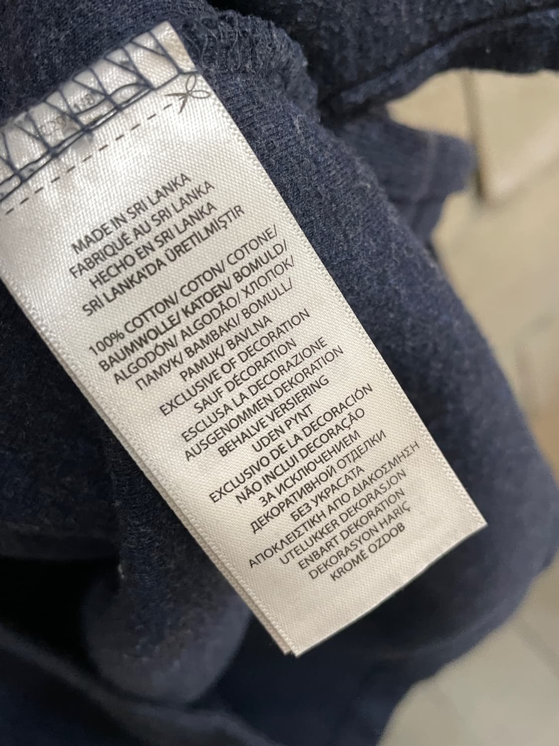 폴로 랄프로렌 네이비 반집업 니트 상품이미지5