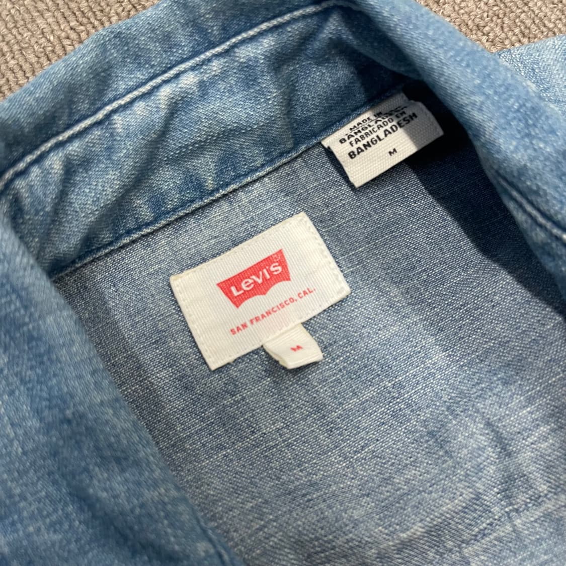 levis 리바이스 웨스턴 데님 셔츠 m 상품이미지2