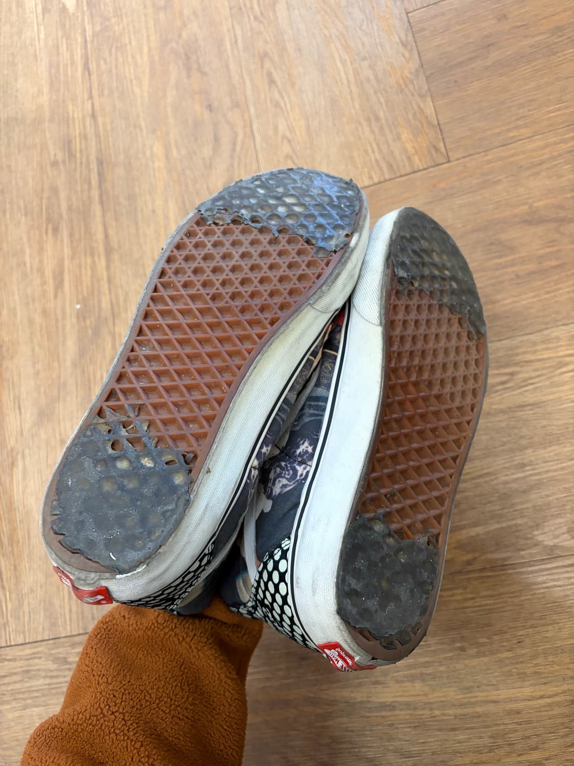 슈프림 꼼데가르송 반스 하이 신발 상품이미지5