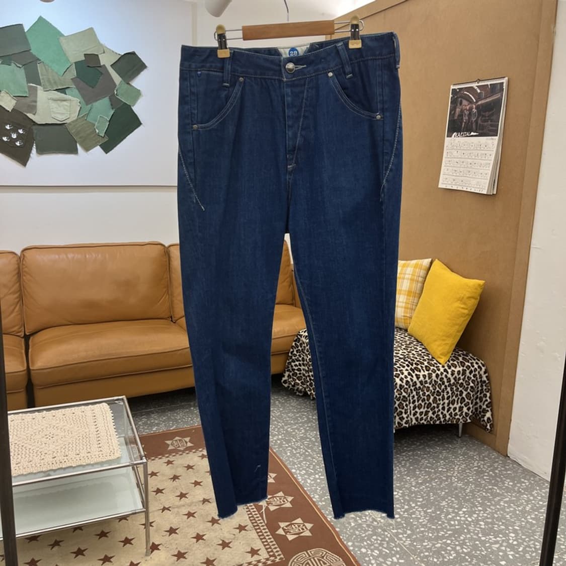 리바이스 빈티지 캐주얼 슬림핏 진청 데님팬츠 28인치 C10486 상품이미지3