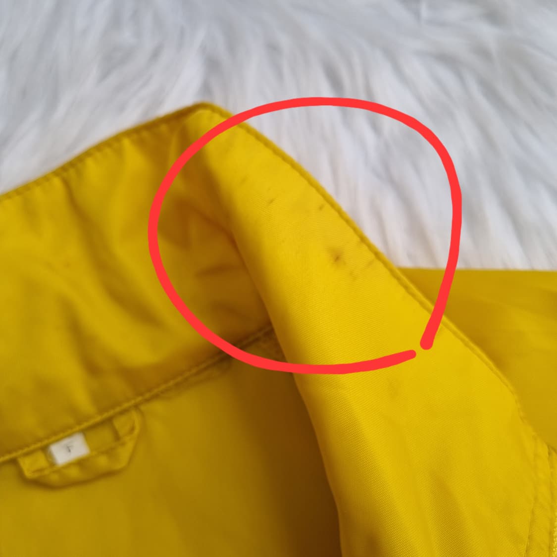 일본 빈티지 DeLonghi 옐로우 바람막이 1932 상품이미지4