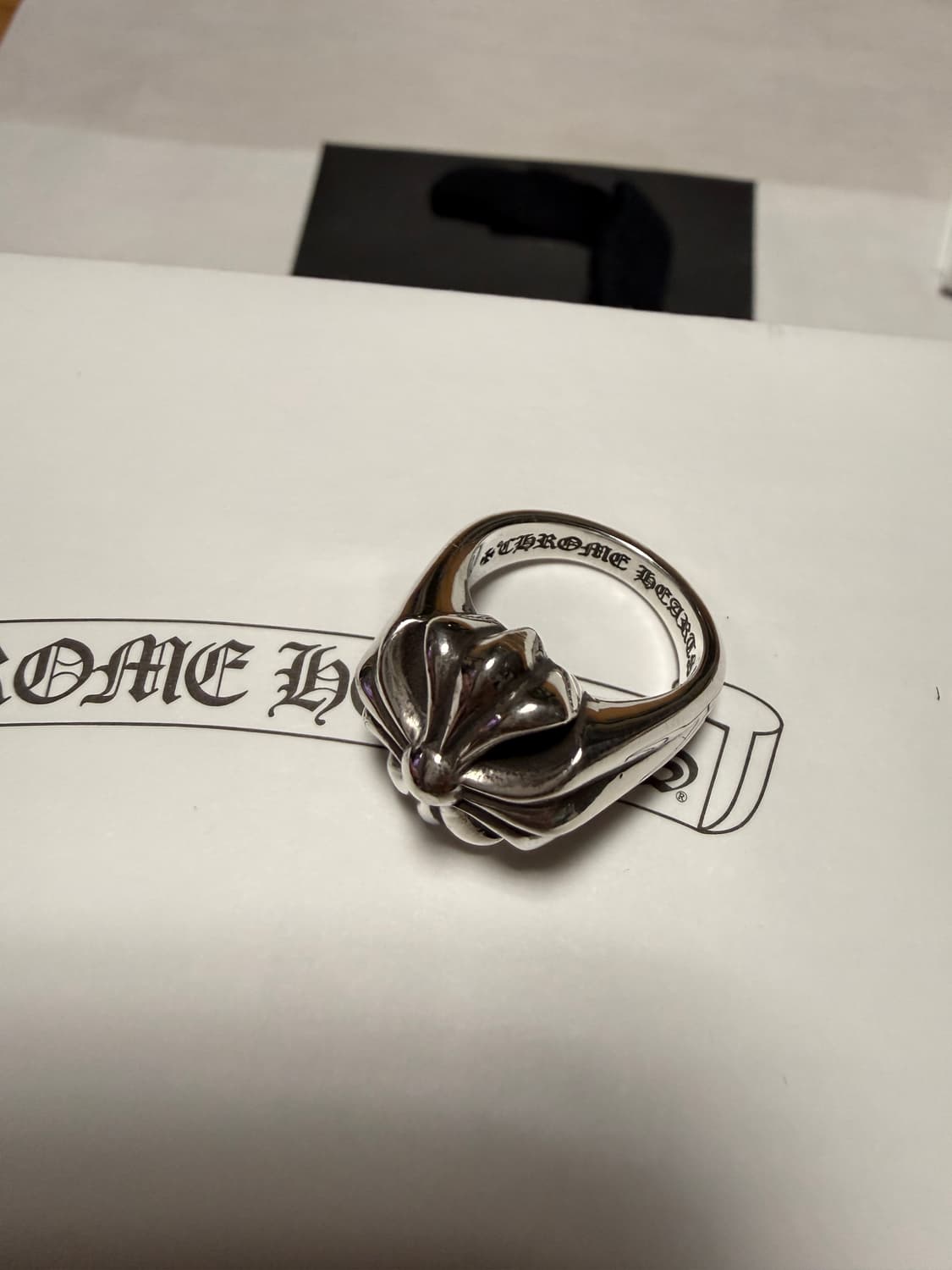 크롬하츠 컷 아웃 CH 플러스 링 us7.5 매장판 상품이미지1