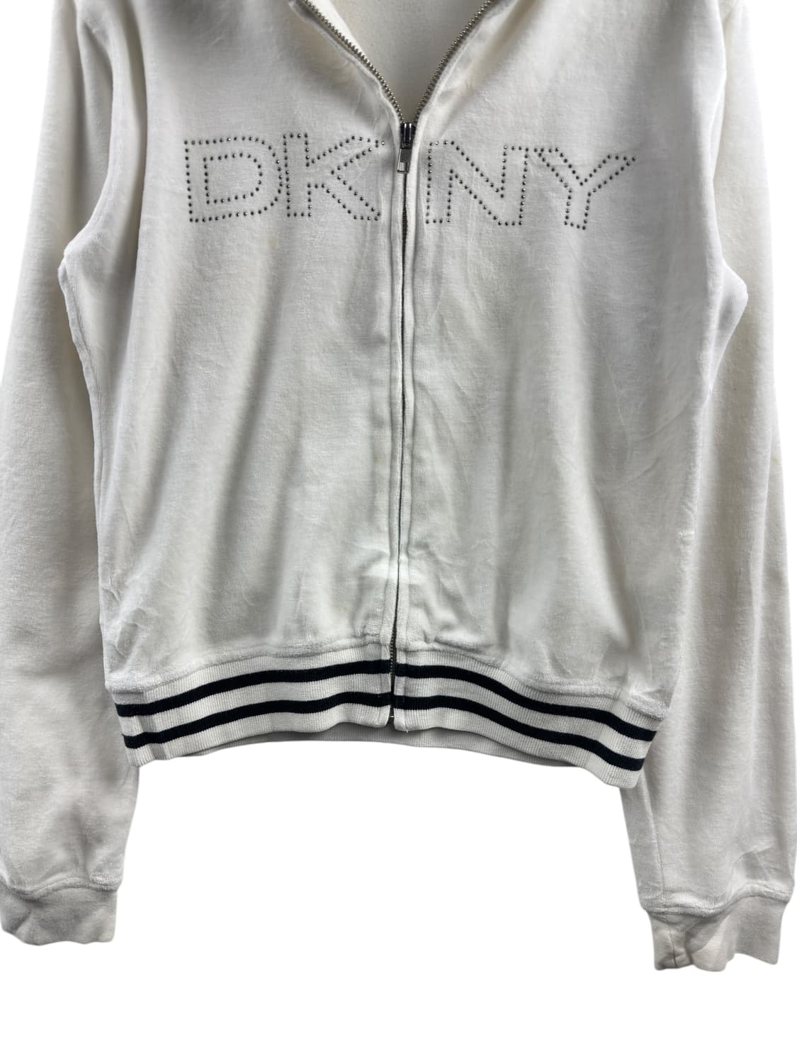 DKNY 큐빅 벨벳 딱붙집업1347 상품이미지4