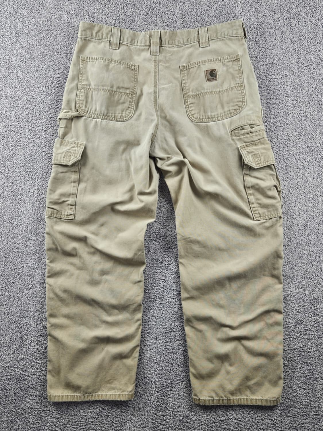 칼하트 코튼 캔버스 카고 포켓 워크 팬츠 (36X30추정) / 10903 상품이미지4