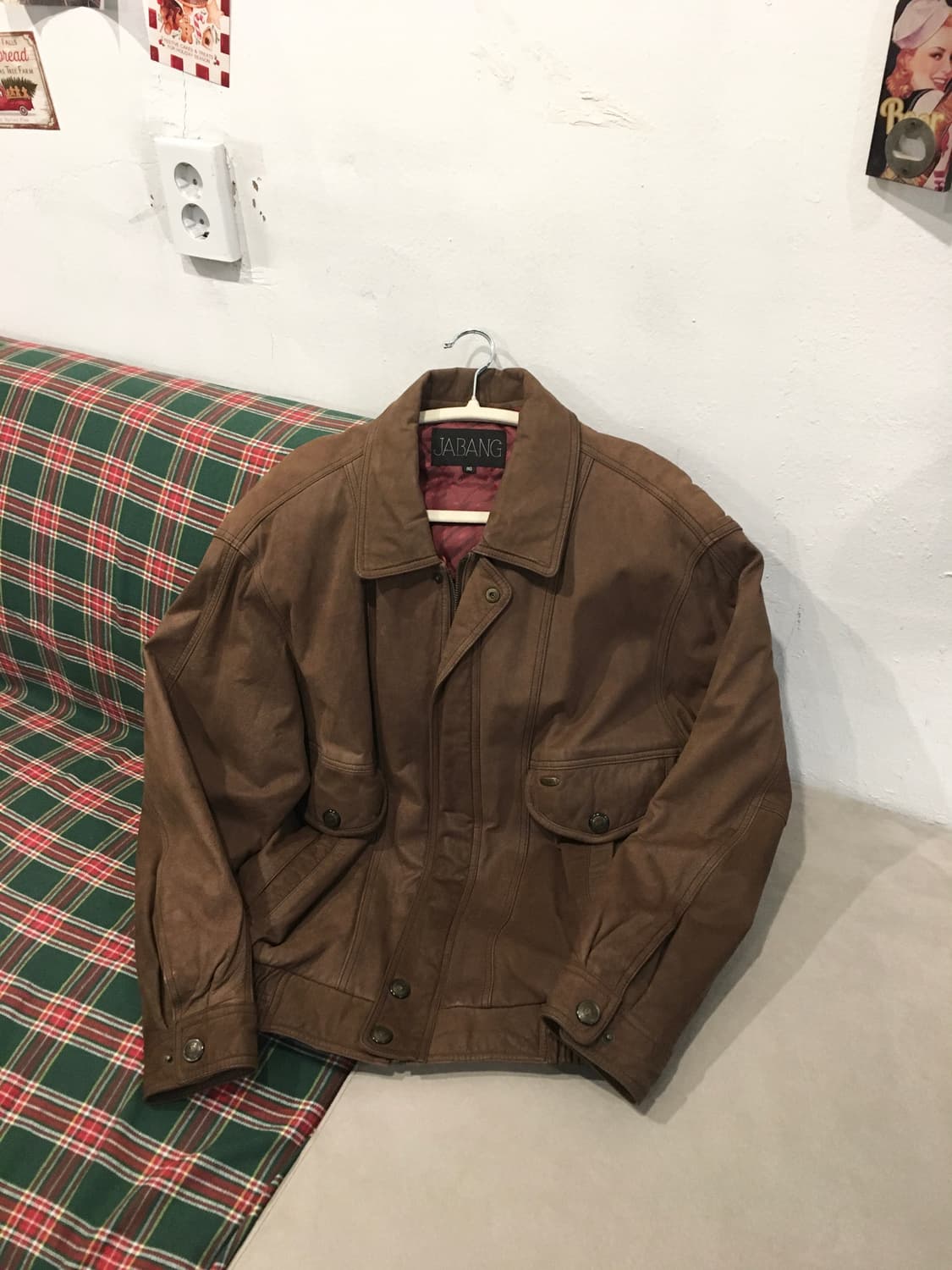 빈티지 가죽(우피/누박) 자켓 상품이미지1