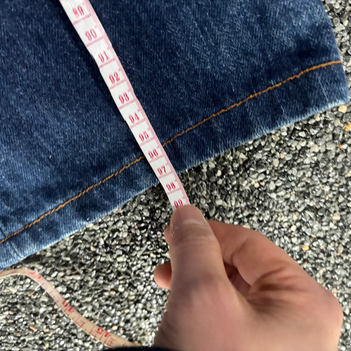 리바이스 501 중청 데님 팬츠 상품이미지4