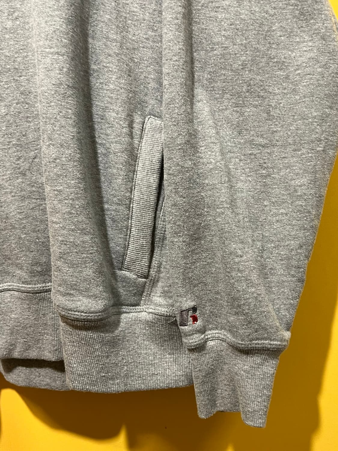 10s [XL] 러셀 프리미엄 플리스 그레이 포켓 후드 상품이미지5