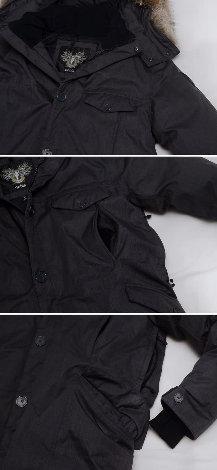 노비스 조한 헤비다운 롱패딩 파카 스틸그레이 (L / 105+) 상품이미지8