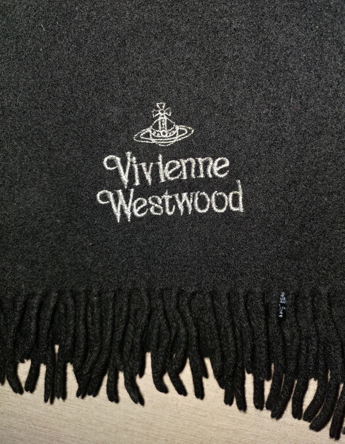 Vivienne Westwood 비비안 웨스트우드 블랙 머플러 목도리 상품이미지4