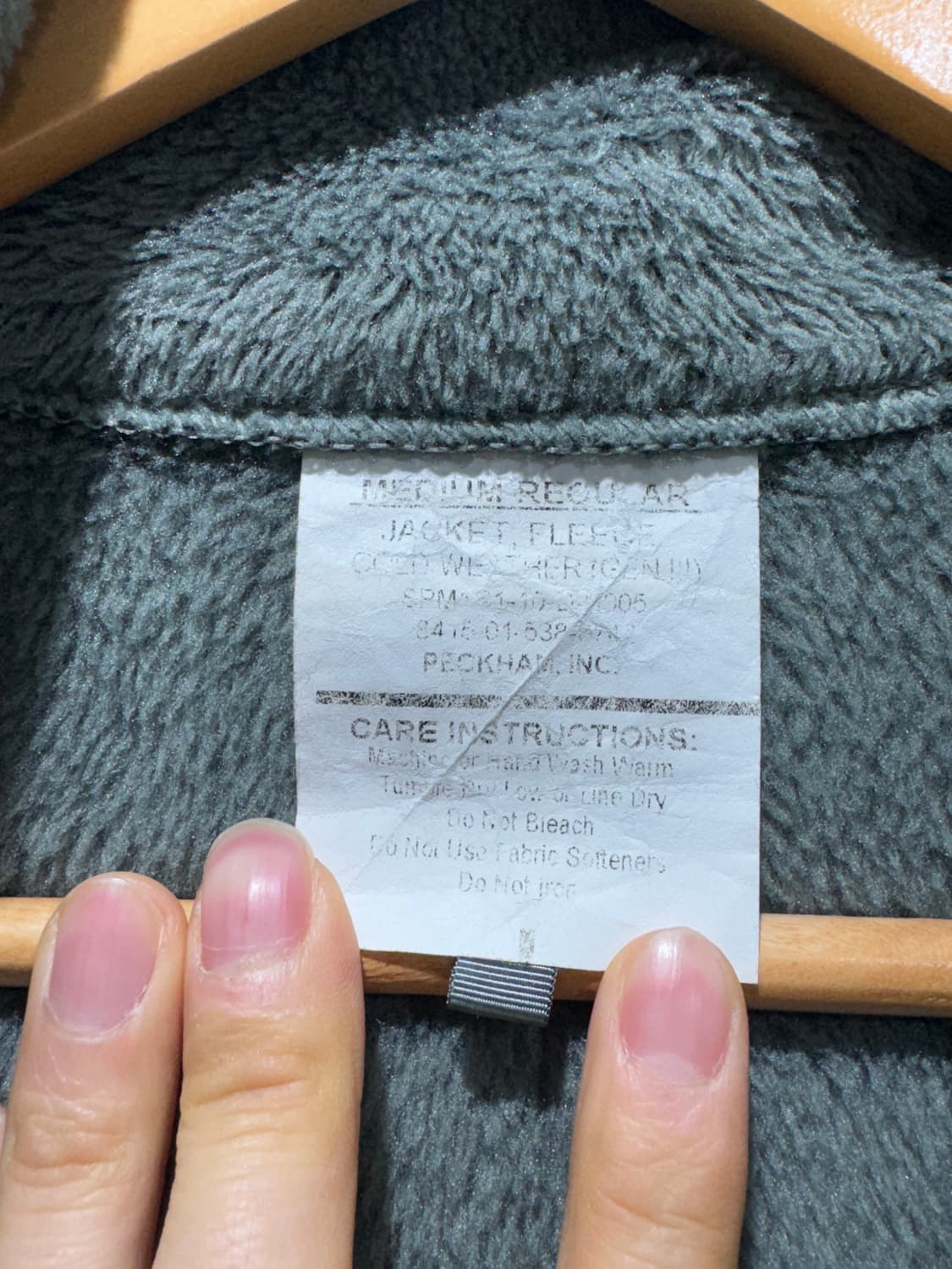 미군 젠3 후리스 집업 자켓 (m-r) 상품이미지4