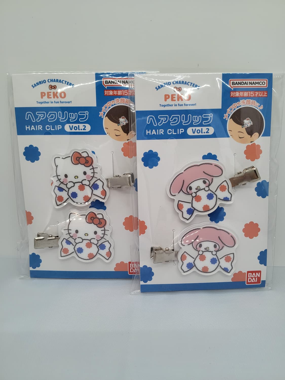 PEKO 산리오 헤어핀  2세트 상품이미지1