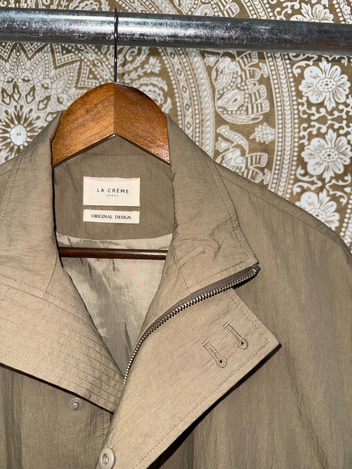 La creme 여성 금장버튼 블루종 자켓  상품이미지3