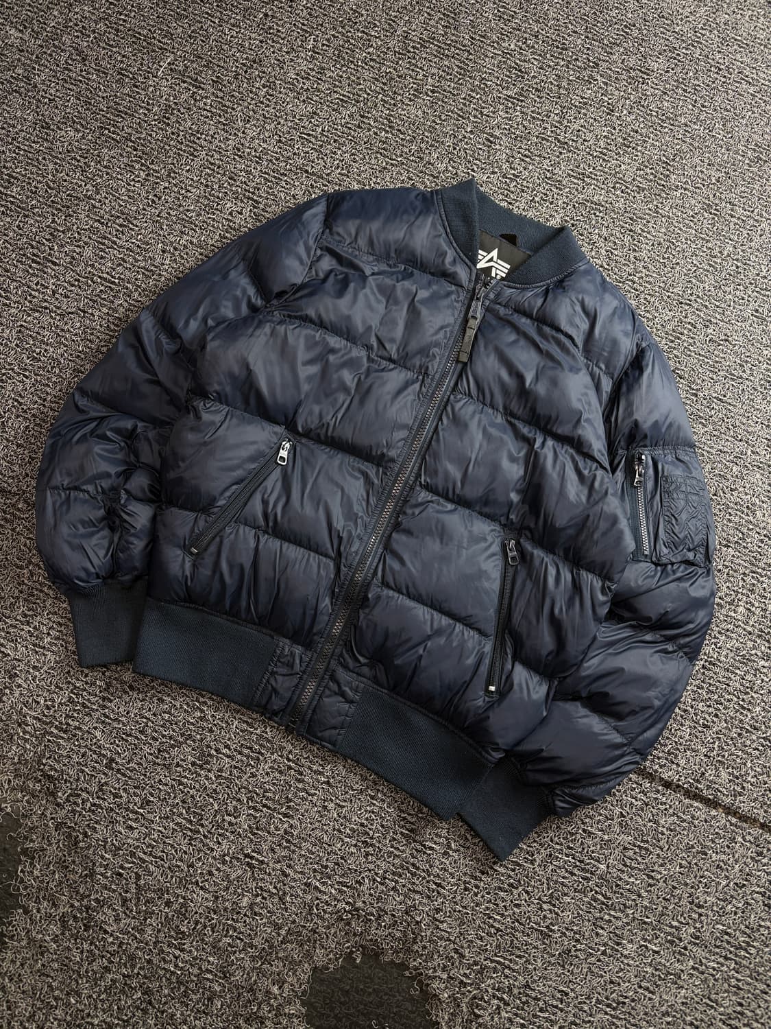 알파인더스트리 MA-1 경량 다운 봄버 점퍼 4155 상품이미지1