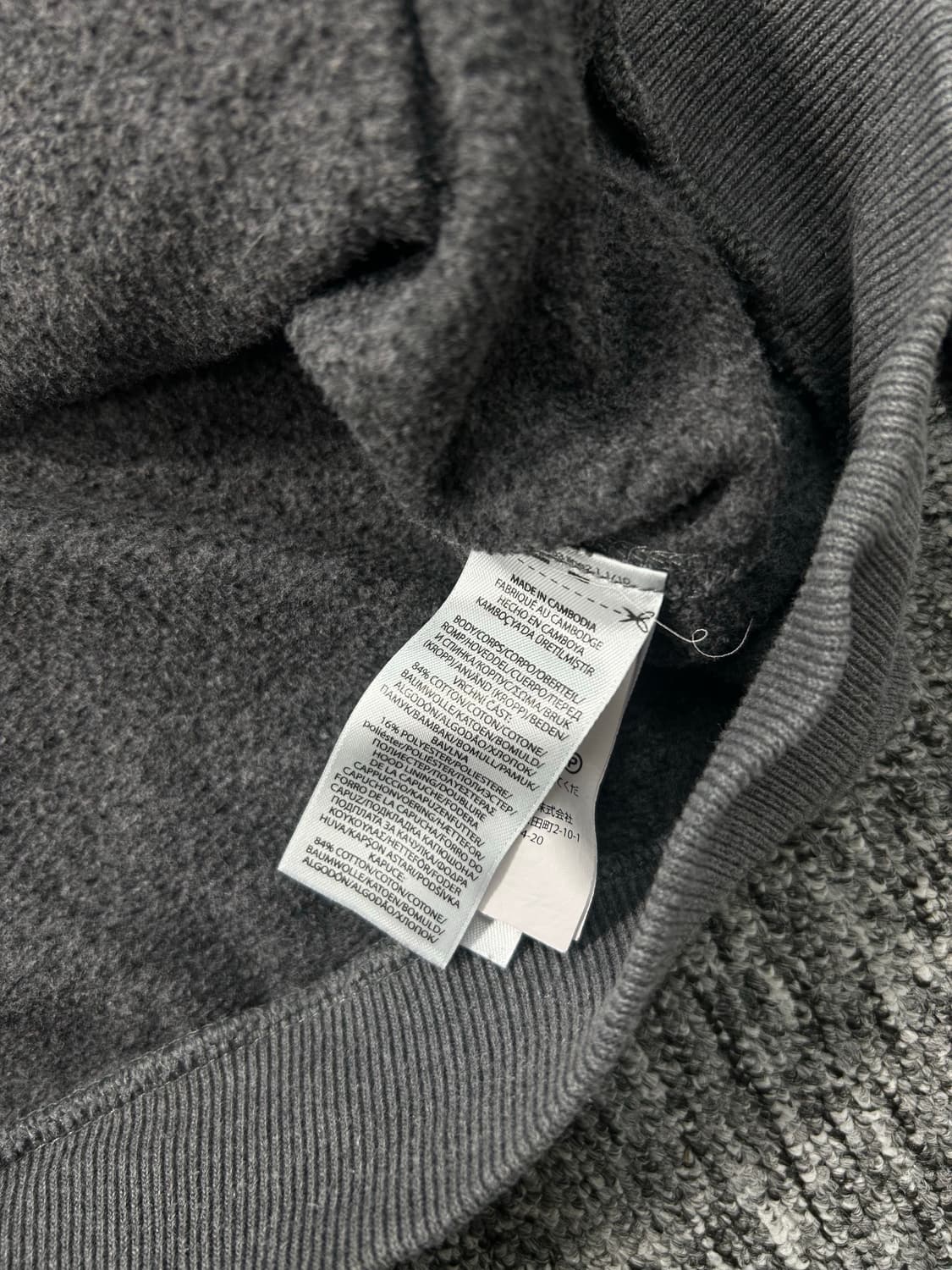 폴로 랄프로렌 딥그레이 후드티 M 상품이미지8