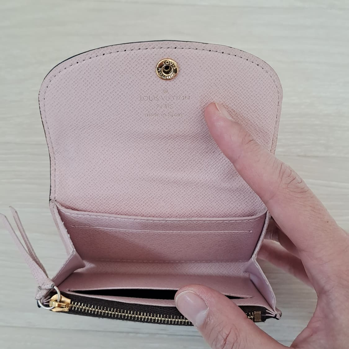 [100%/정품] 루이비통 로잘리 코인 퍼스 핑크 지갑, 루이비통지갑 상품이미지5